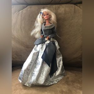 THREE (3) BARBIE DOLLS !! Winter Velvet Doll, Rapunzel & Polynesian Barbie.